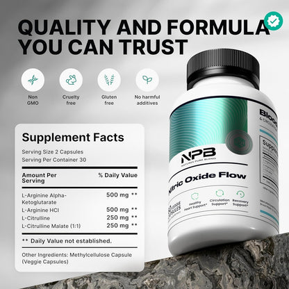 Nature's Pure Blend Nitric Oxide Supplement
