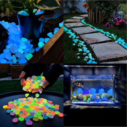 💥Summer SALE 45%OFF💥🌈Colorful Glow-in-the-Dark Garden Stones