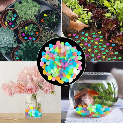 💥Summer SALE 45%OFF💥🌈Colorful Glow-in-the-Dark Garden Stones