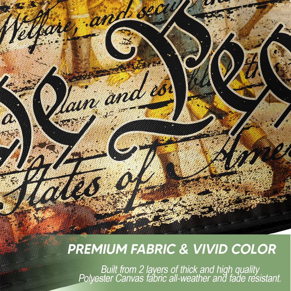250 Years of Freedom “We The People” Double-Sided House Flag