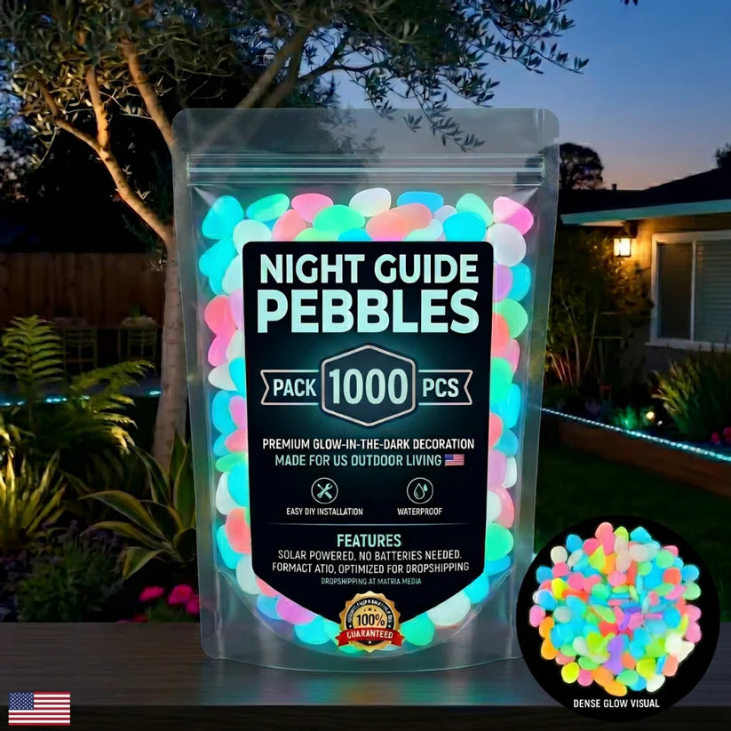 💥Summer SALE 45%OFF💥🌈Colorful Glow-in-the-Dark Garden Stones