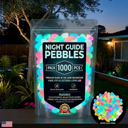 💥Summer SALE 45%OFF💥🌈Colorful Glow-in-the-Dark Garden Stones