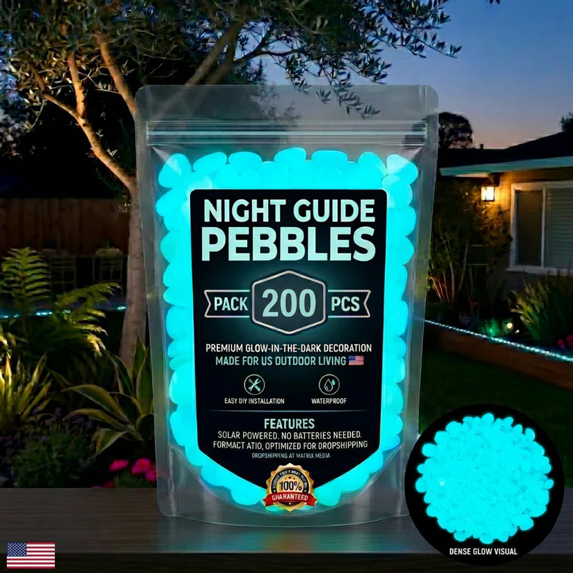 💥Summer SALE 45%OFF💥🌈Colorful Glow-in-the-Dark Garden Stones
