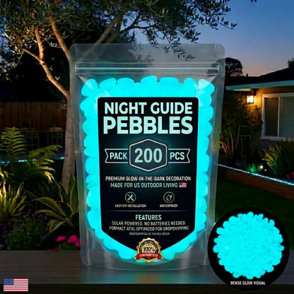 💥Summer SALE 45%OFF💥🌈Colorful Glow-in-the-Dark Garden Stones