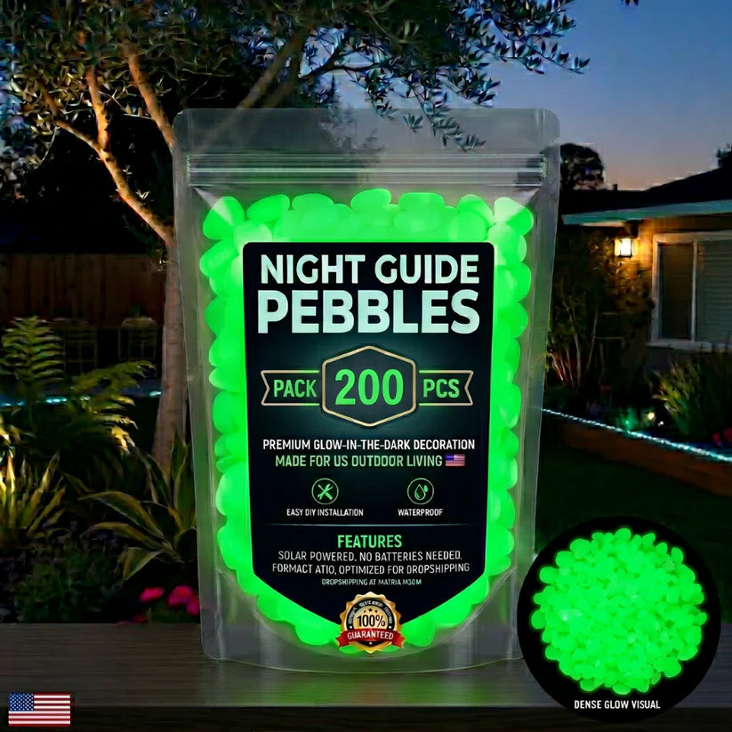💥Summer SALE 45%OFF💥🌈Colorful Glow-in-the-Dark Garden Stones