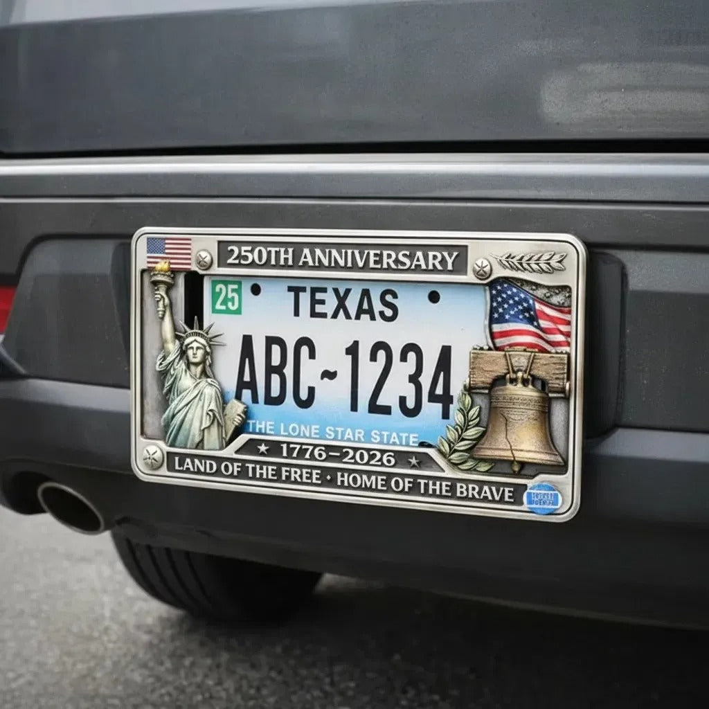 250th Anniversary Commemorative License Plate Frame