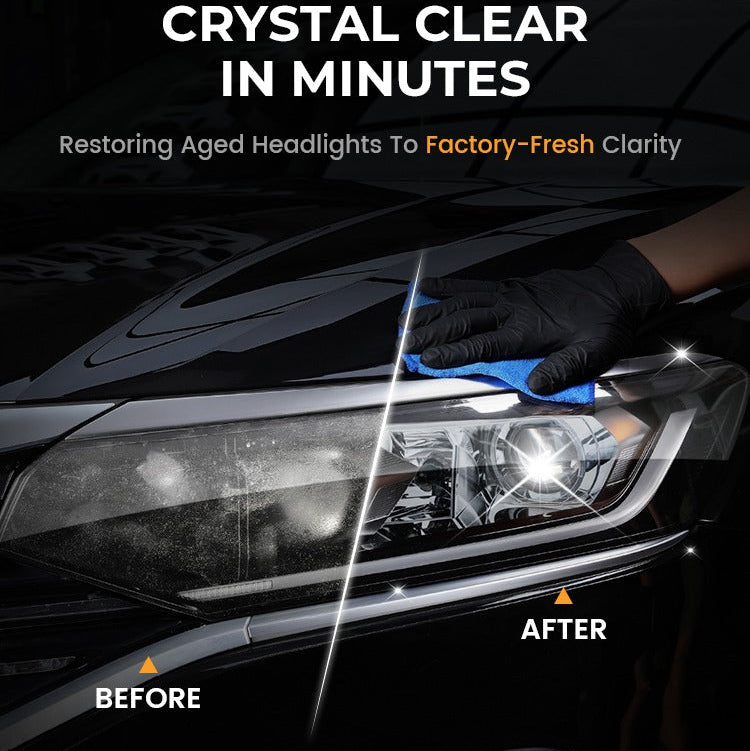 Headlight Restoration Kit - No-Sanding, Restore Yellowed, Foggy Headlig