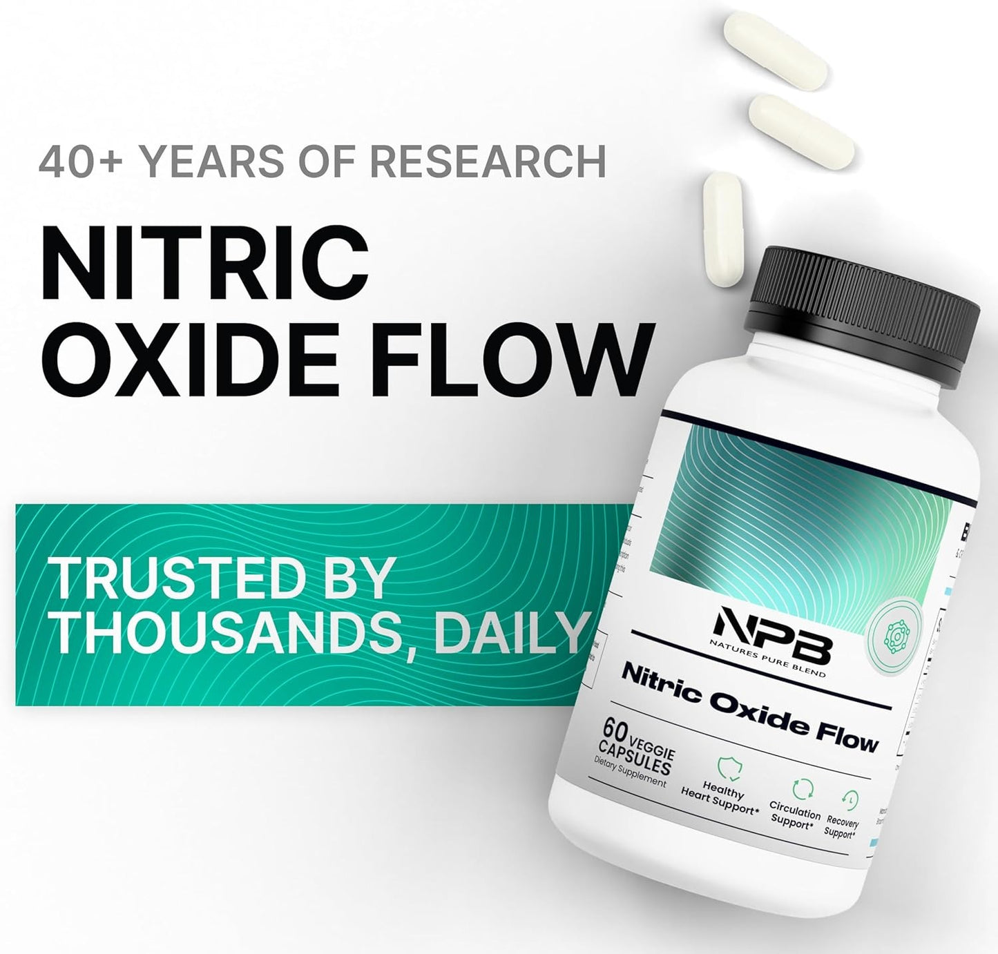 Nature's Pure Blend Nitric Oxide Supplement