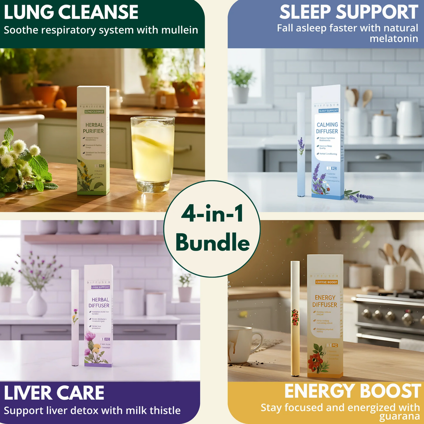 4-in-1 Herbal Inhaler Bundle