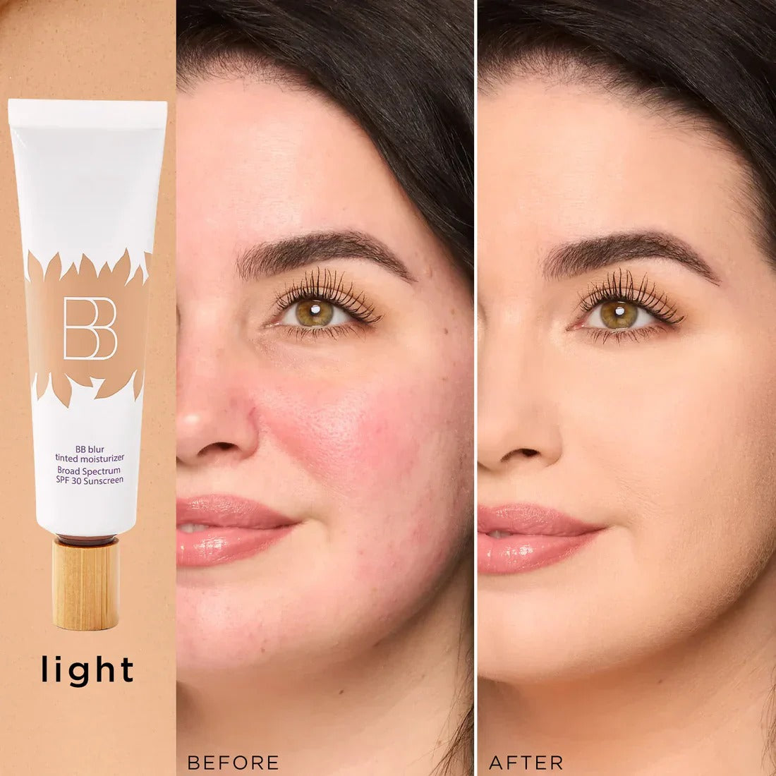 SPF30 Blur Tinted Moisturizer, Brightening & Hydrating Skin Cream