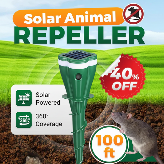 💐40% OFF! Waterproof Solar On Mole Repellent