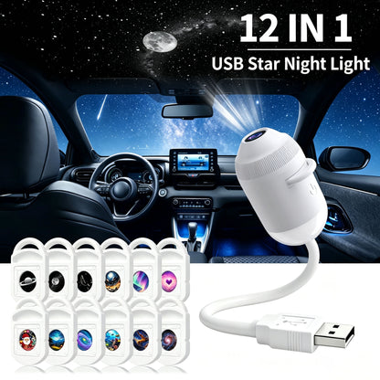 🦀HD Smart 5D Starry Sky Projection Night Light / Holographic Night Light Projector
