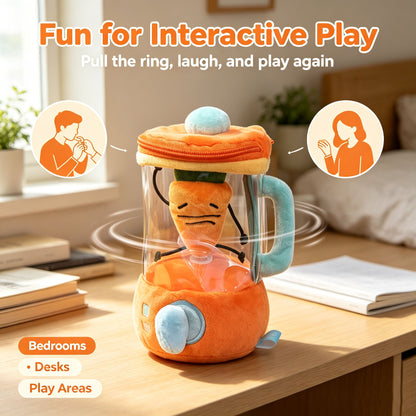 dht™⭐Pull & Spin Carrot Juicer Plush Toy