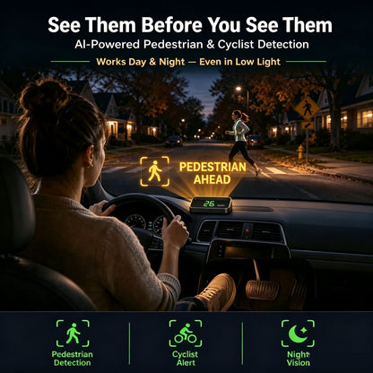 dht™⭐Head-Up Display Car GPS Digital Speedometer