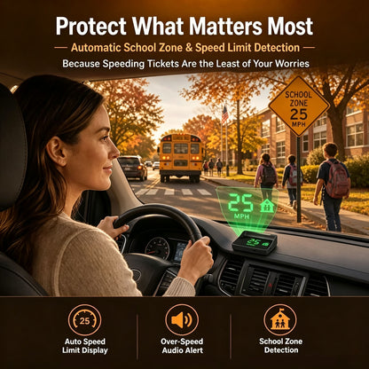 dht™⭐Head-Up Display Car GPS Digital Speedometer