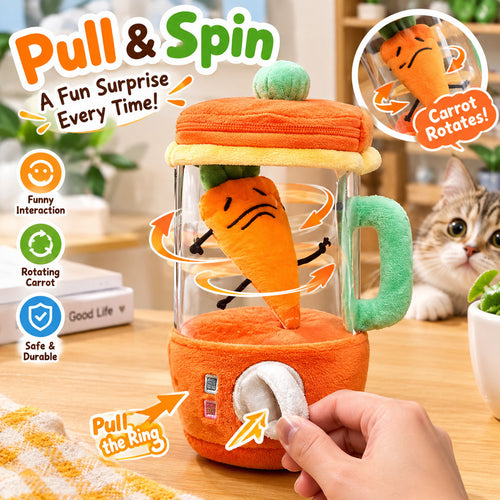 dht™⭐Pull & Spin Carrot Juicer Plush Toy
