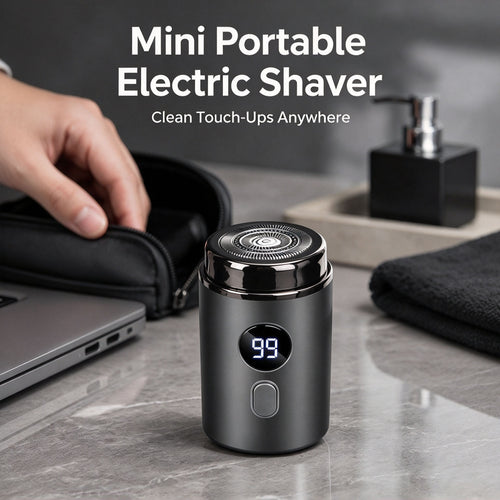 🪒Mini Portable Electric Shaver for Men & Women – USB Rechargeable Waterproof Razor