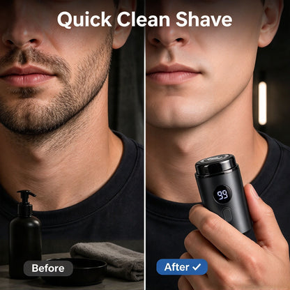 🪒Mini Portable Electric Shaver for Men & Women – USB Rechargeable Waterproof Razor